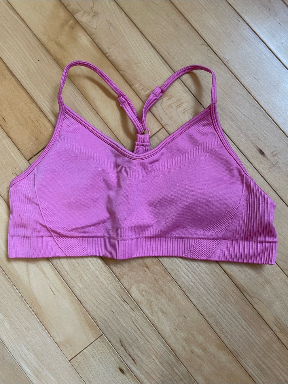 Seamless Pink Sports Bra